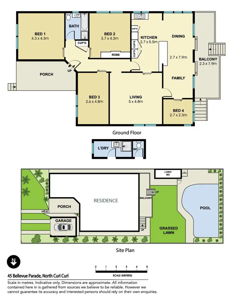 Floorplan of Homely house listing, 45 Bellevue Parade, North Curl Curl NSW 2099