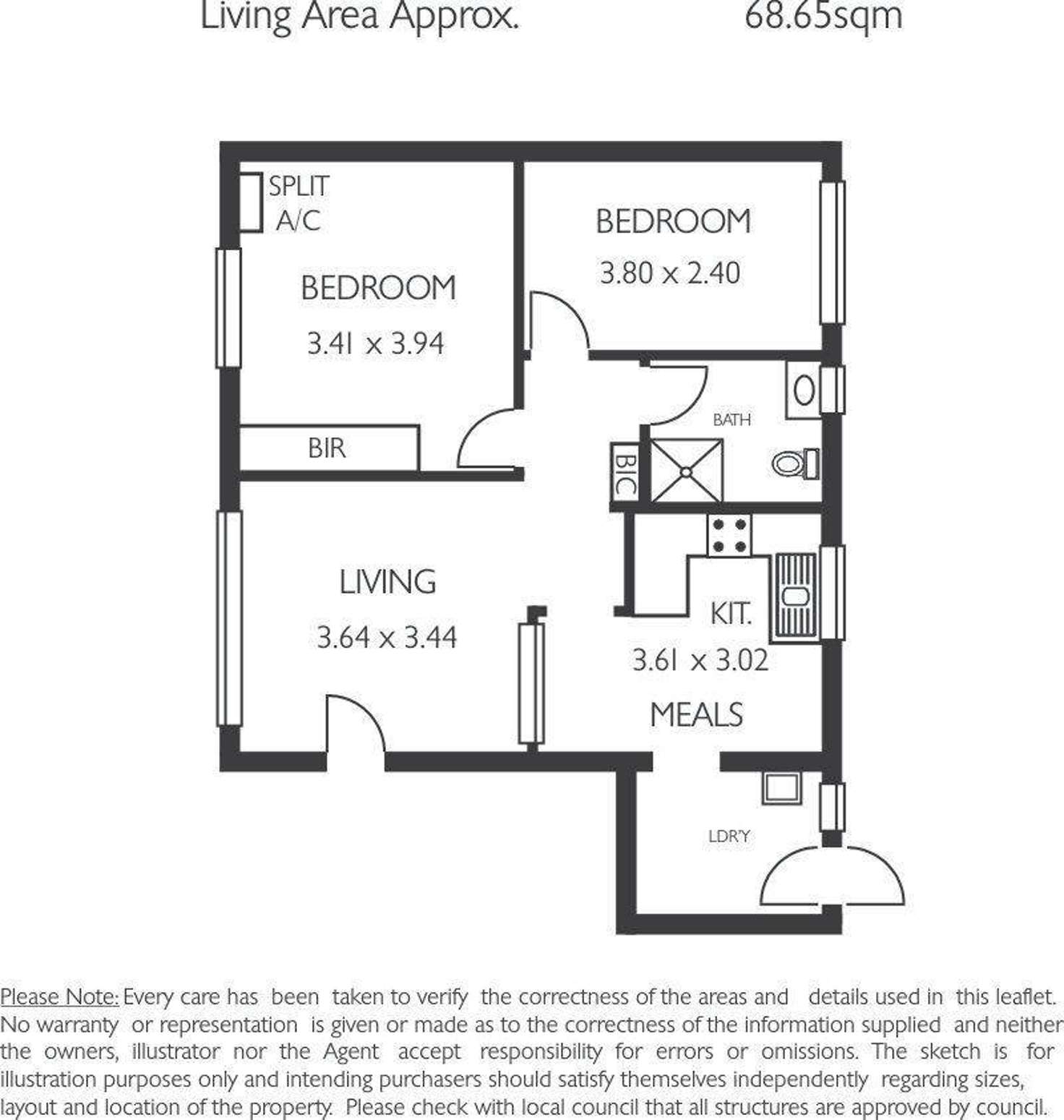 Floorplan of Homely unit listing, 5/372 Fullarton Road, Fullarton SA 5063