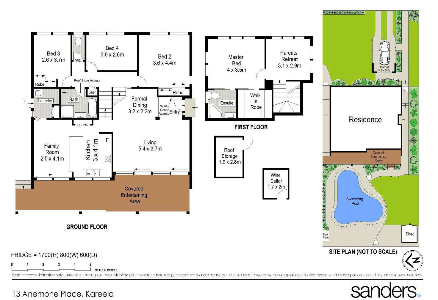 Floorplan of Homely house listing, 13 Anemone Place, Kareela NSW 2232