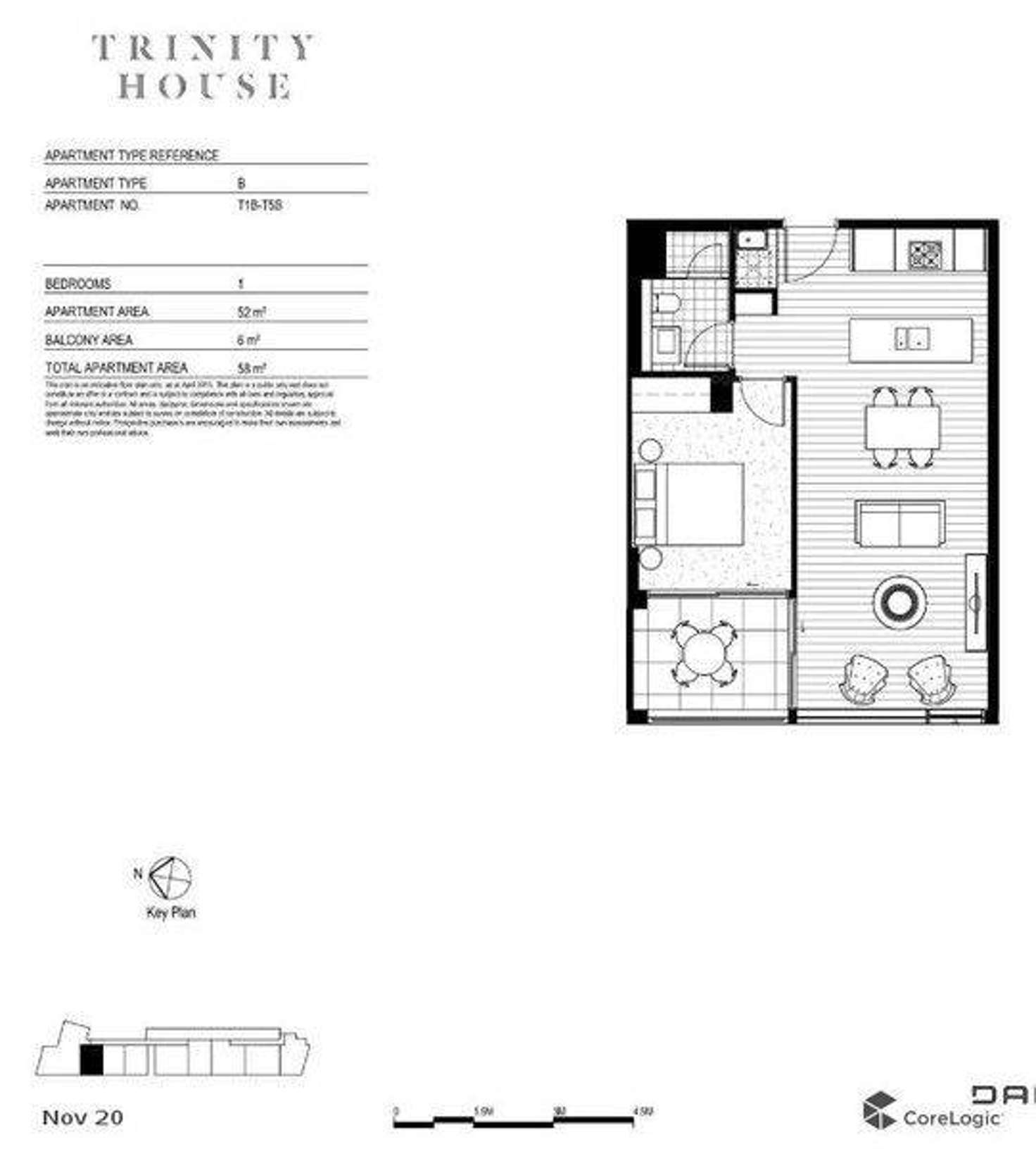 Floorplan of Homely apartment listing, 10 Nicolle Walk, Sydney NSW 2000
