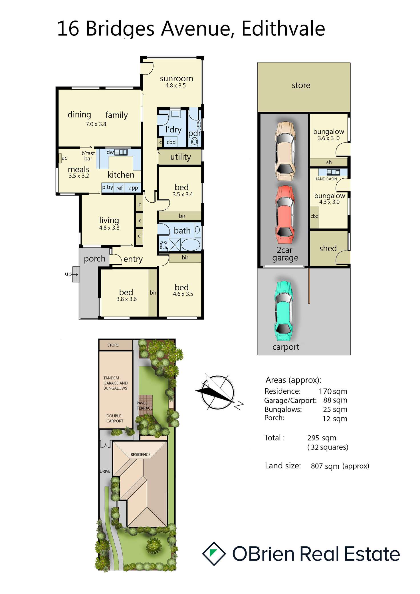 Floorplan of Homely house listing, 16 Bridges Avenue, Edithvale VIC 3196