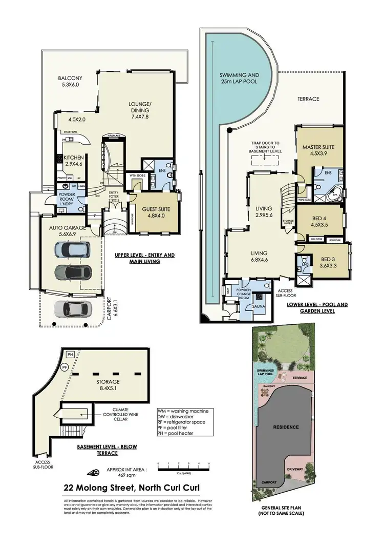 Floorplan of Homely house listing, 22 Molong Street, North Curl Curl NSW 2099