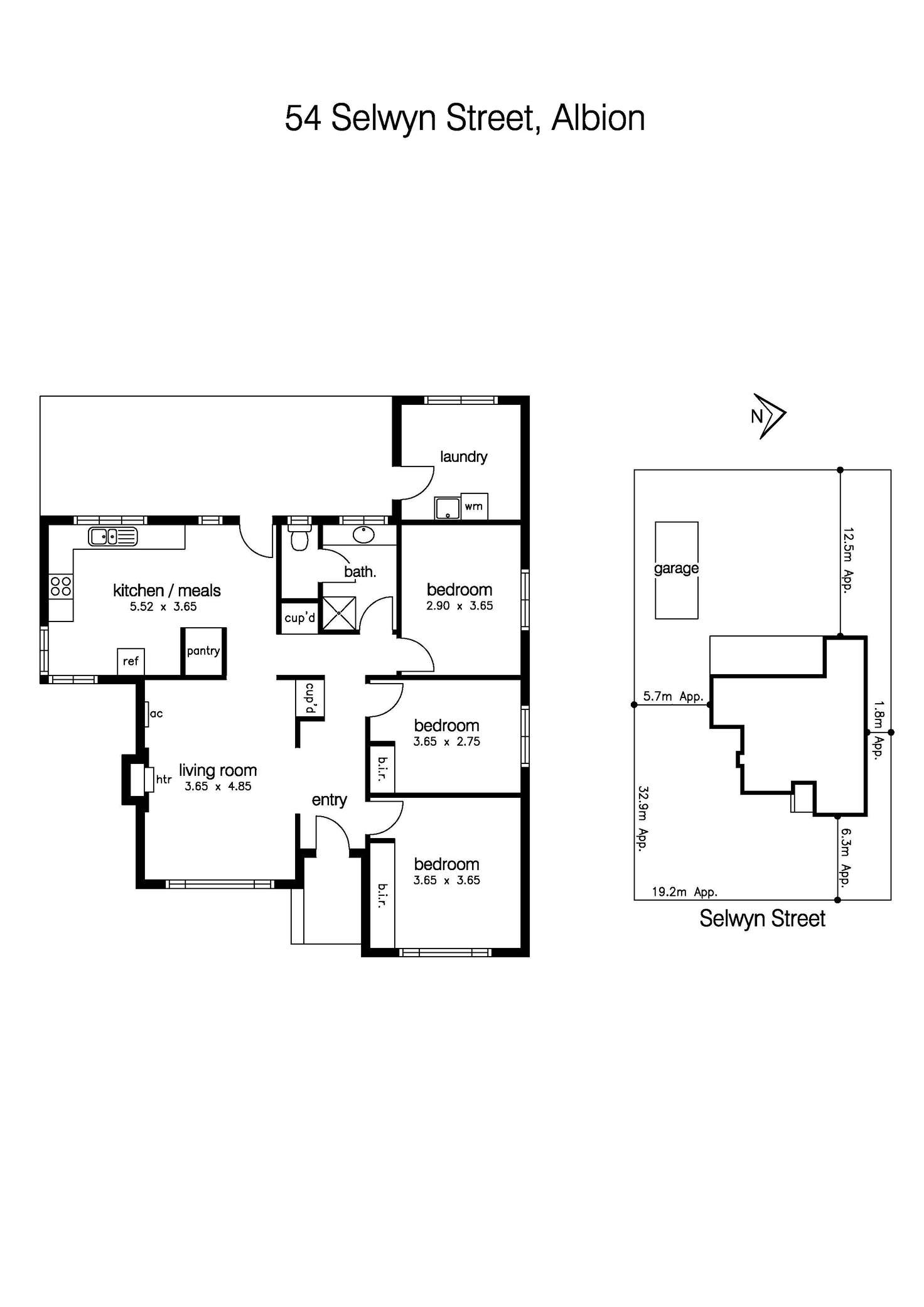 Floorplan of Homely house listing, 52-54 Selwyn Street, Albion VIC 3020