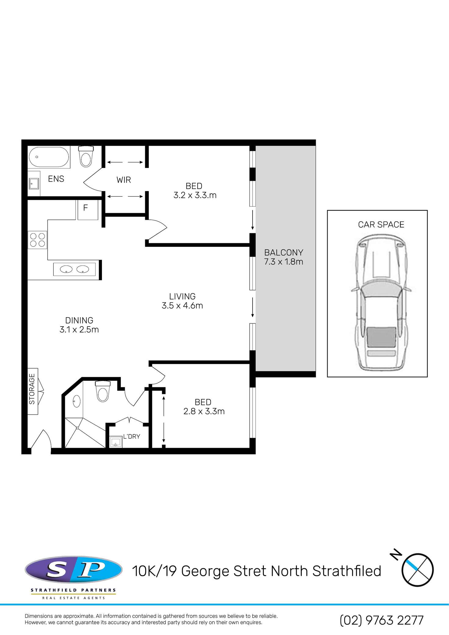 Floorplan of Homely apartment listing, 10K/19-21 George Street, North Strathfield NSW 2137