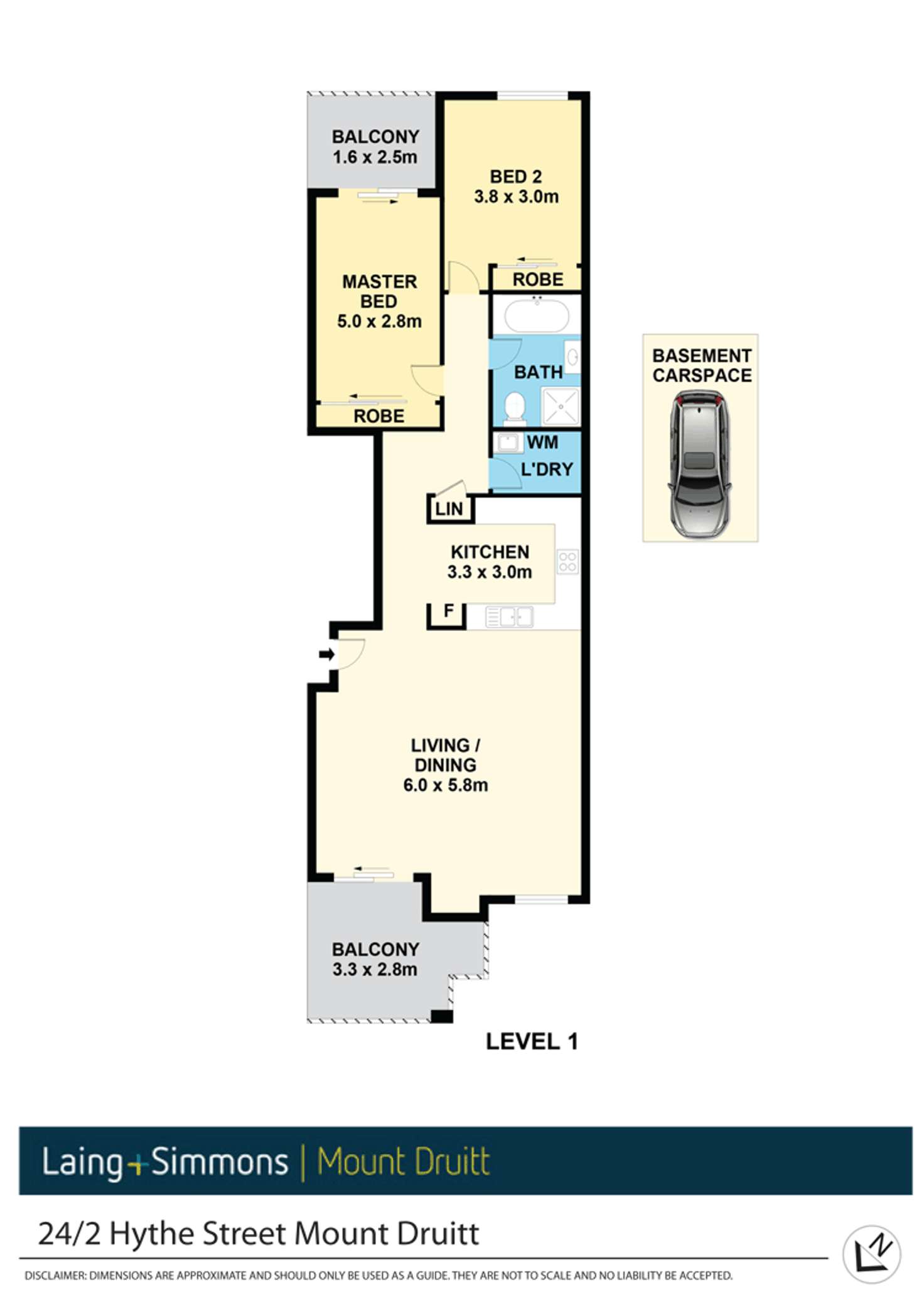Floorplan of Homely unit listing, 24/2 Hythe Street, Mount Druitt NSW 2770