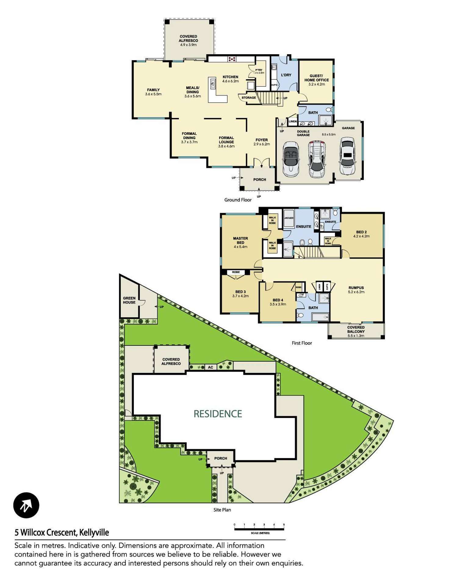 Floorplan of Homely house listing, 5 Willcox Crescent, Kellyville NSW 2155
