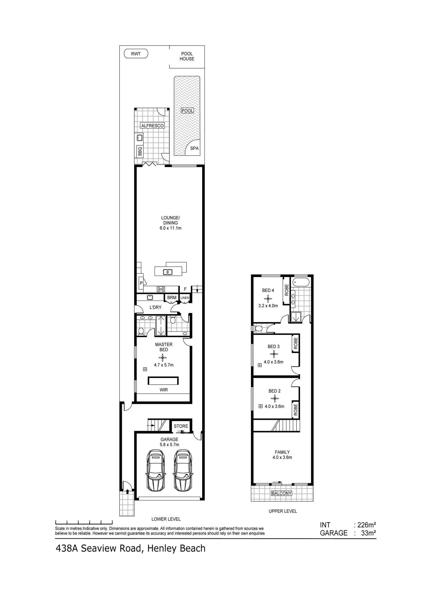 Floorplan of Homely house listing, 438 & 438A Seaview Road, Henley Beach SA 5022