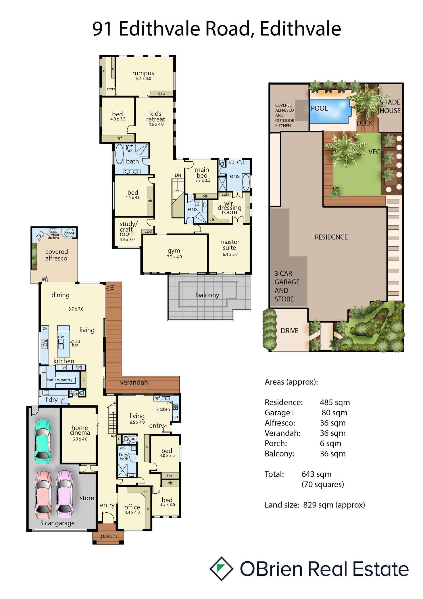Floorplan of Homely house listing, 91 Edithvale Road, Edithvale VIC 3196