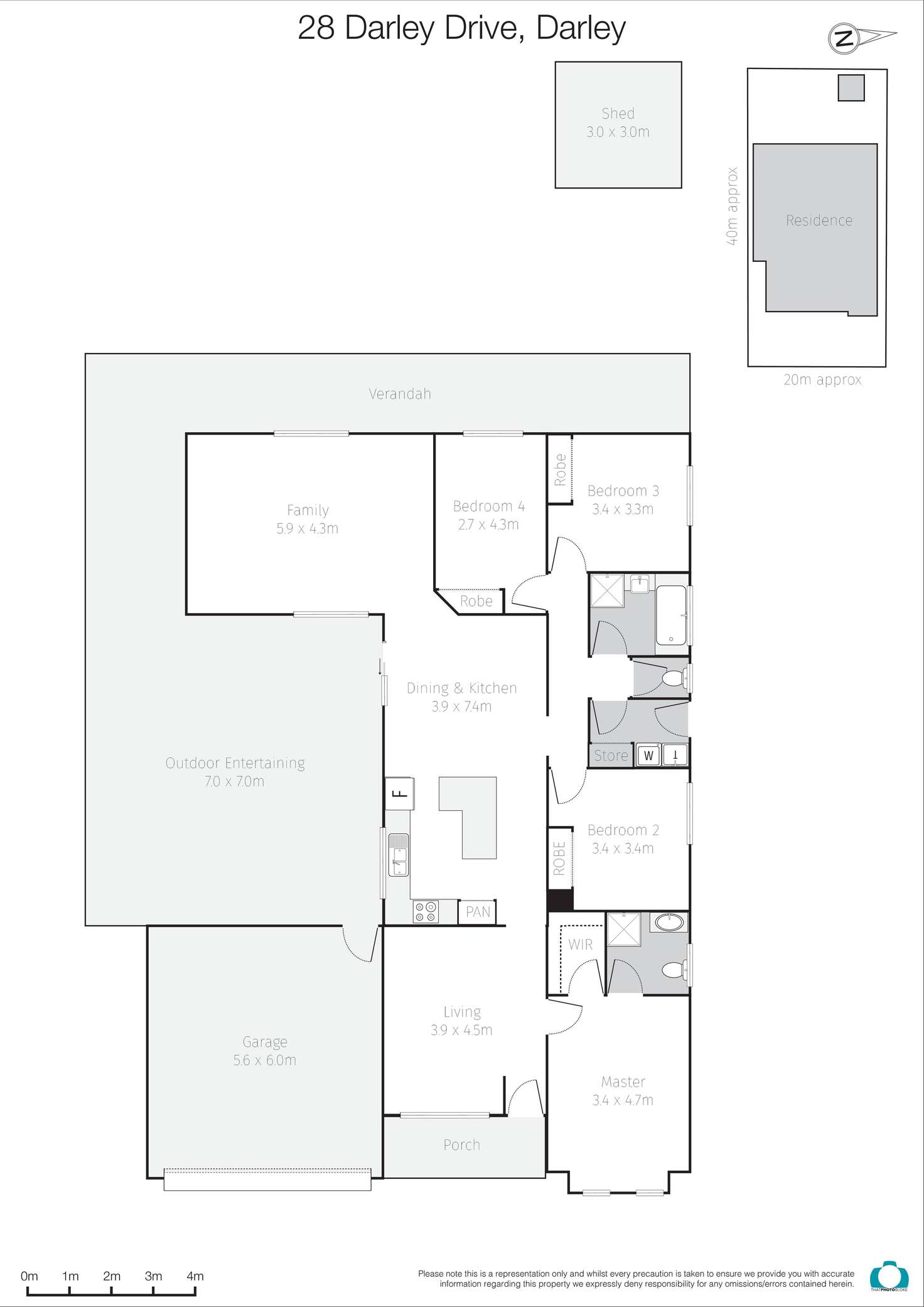 Floorplan of Homely house listing, 28 Darley Drive, Bacchus Marsh VIC 3340