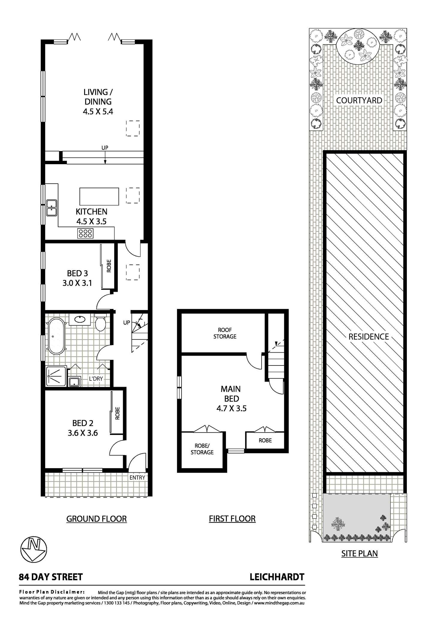 Floorplan of Homely house listing, 84 Day Street, Leichhardt NSW 2040