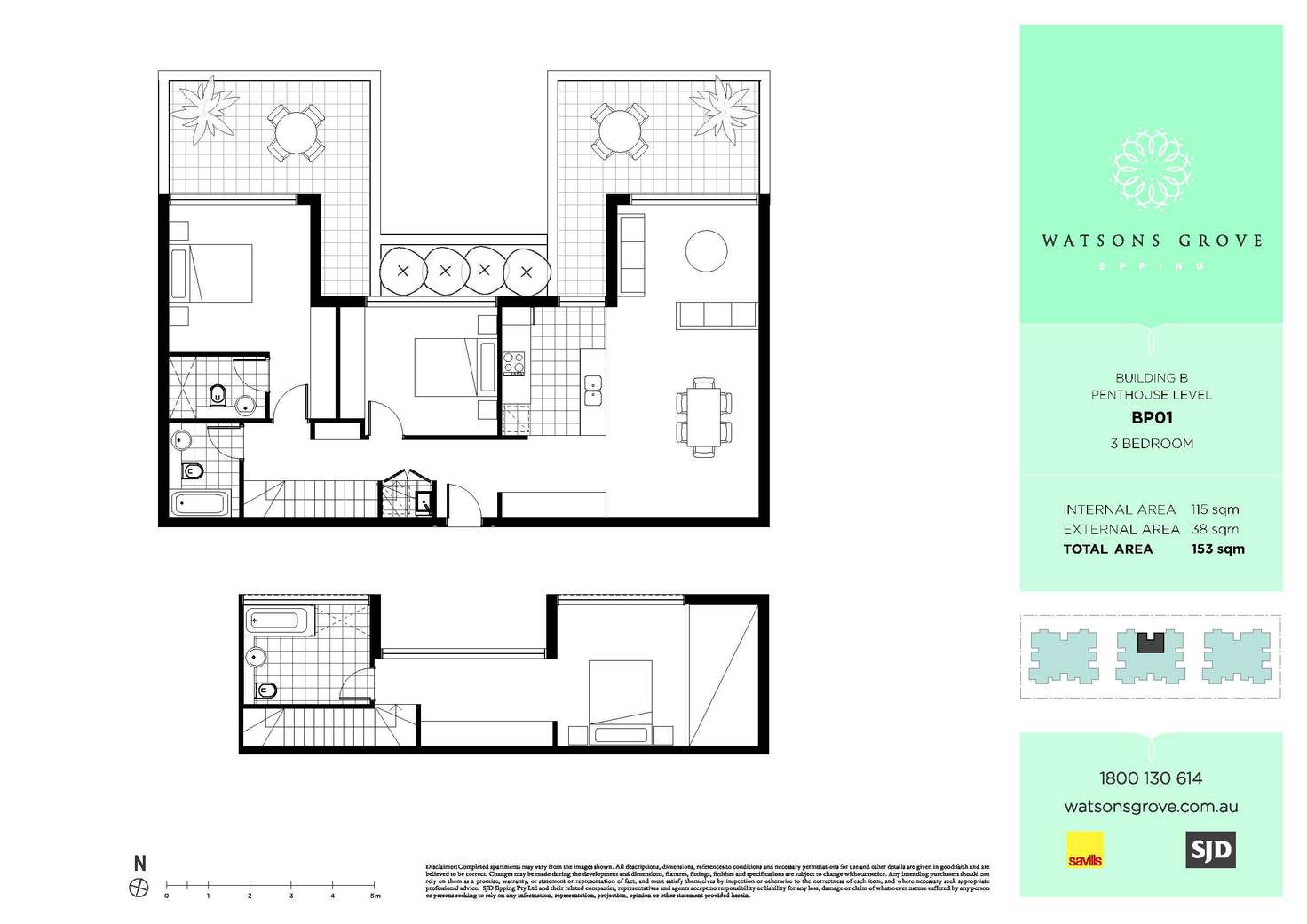 Floorplan of Homely apartment listing, Level BP/01/ Cliff Road, Epping NSW 2121