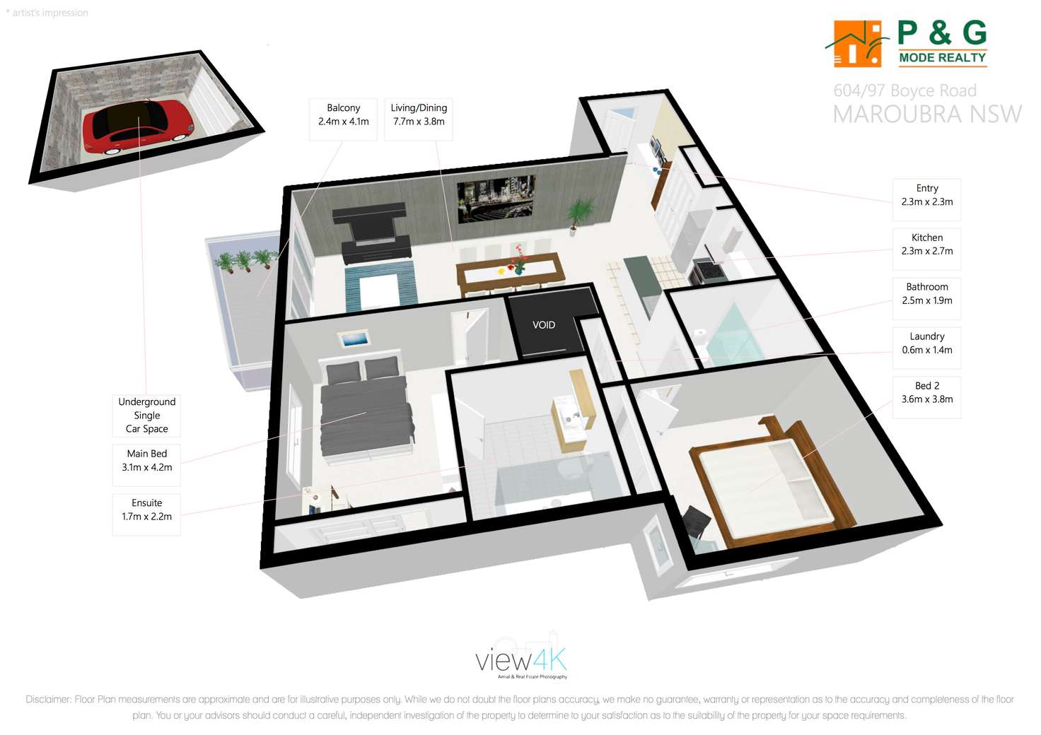 Floorplan of Homely apartment listing, 97 Boyce Road, Maroubra NSW 2035