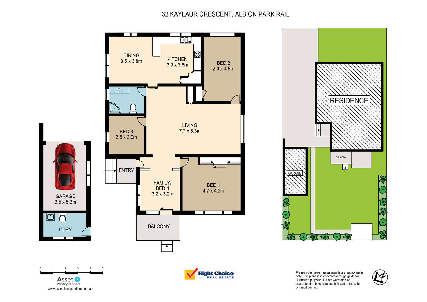 Floorplan of Homely house listing, 32 Kaylaur Crescent, Albion Park Rail NSW 2527