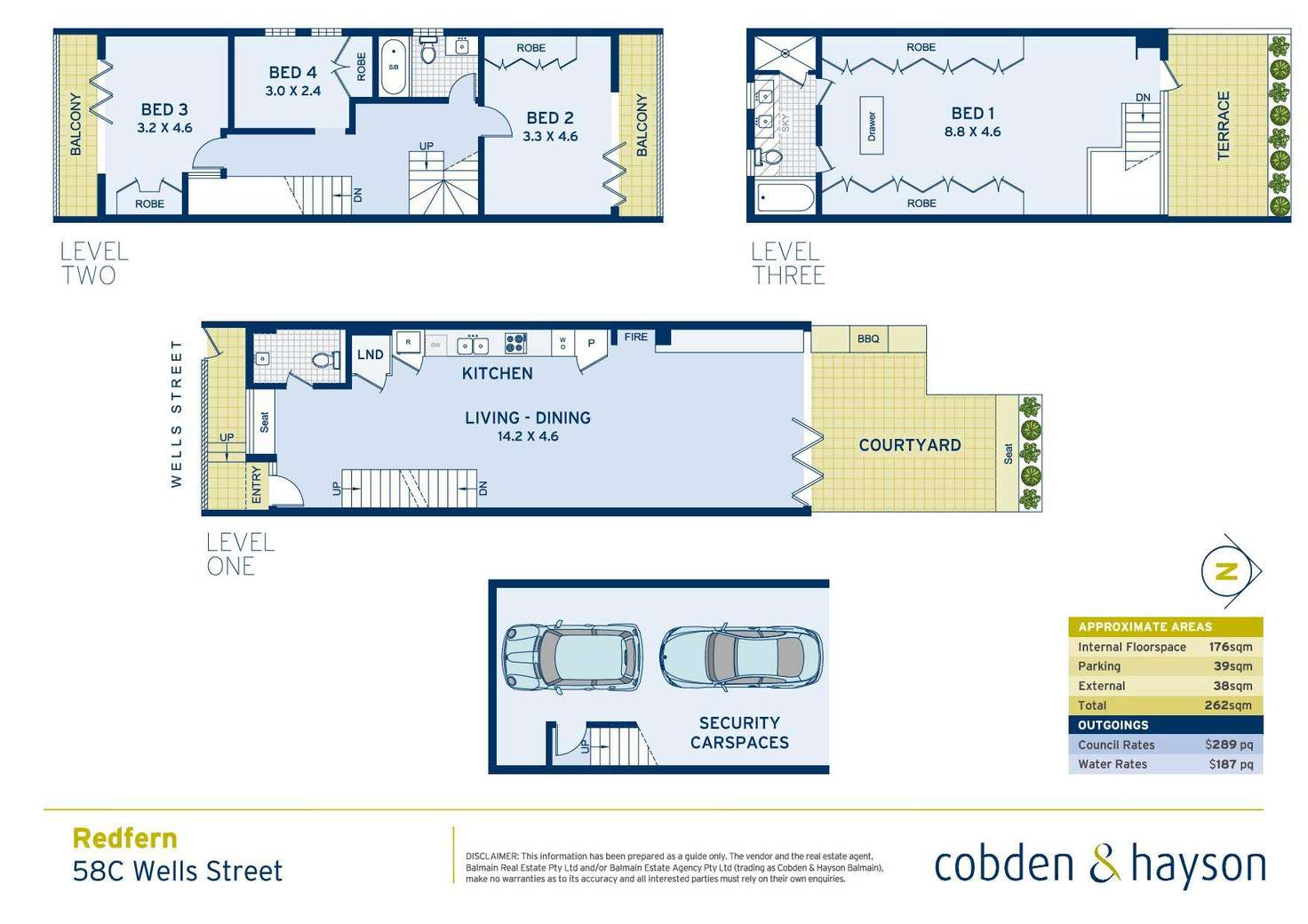 Floorplan of Homely house listing, 58C Wells Street, Redfern NSW 2016