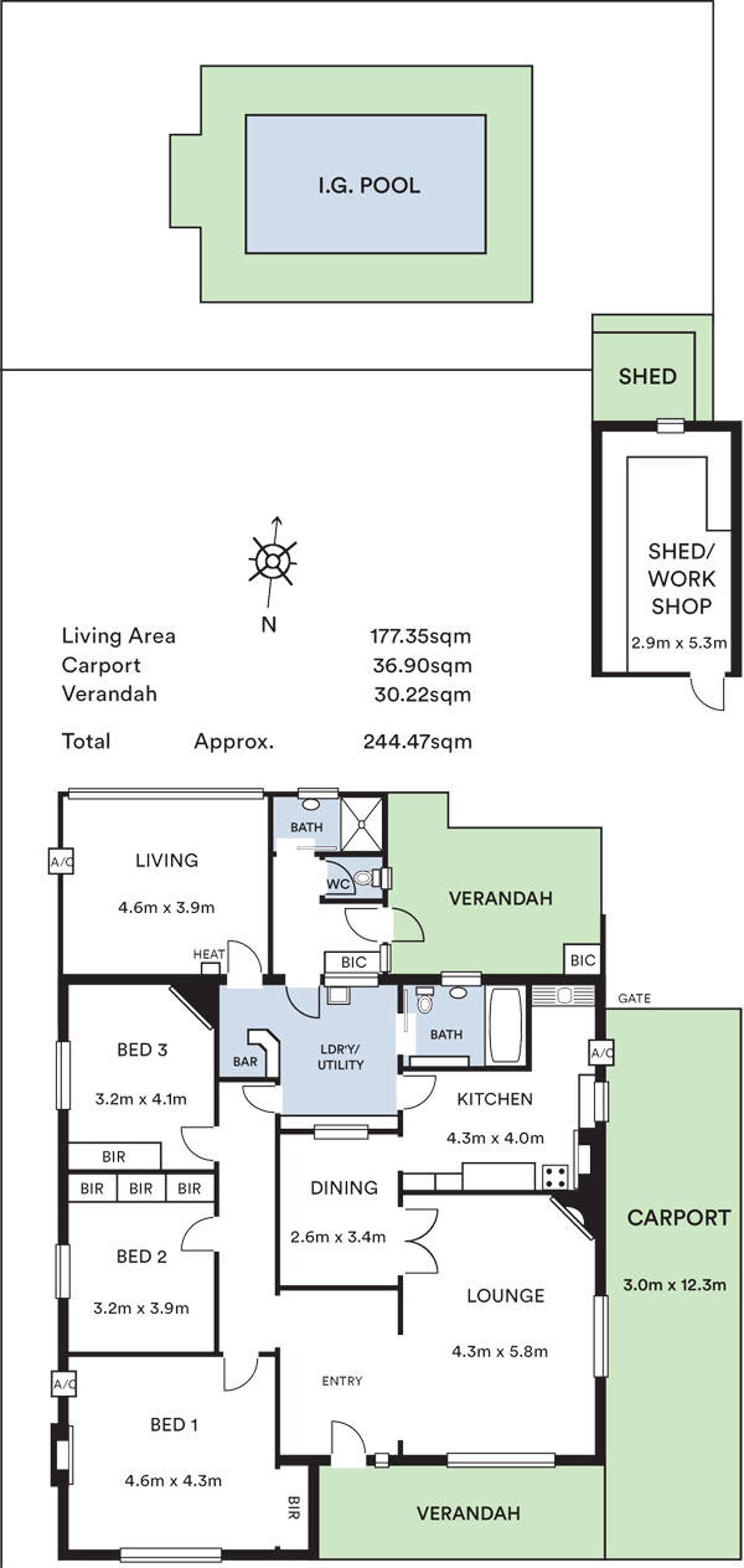 Floorplan of Homely house listing, 122 Fisher Street, Fullarton SA 5063