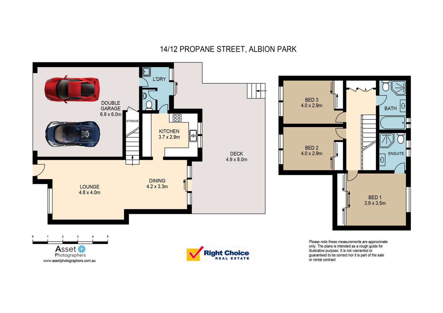 Floorplan of Homely townhouse listing, 14/12 Propane Street, Albion Park NSW 2527