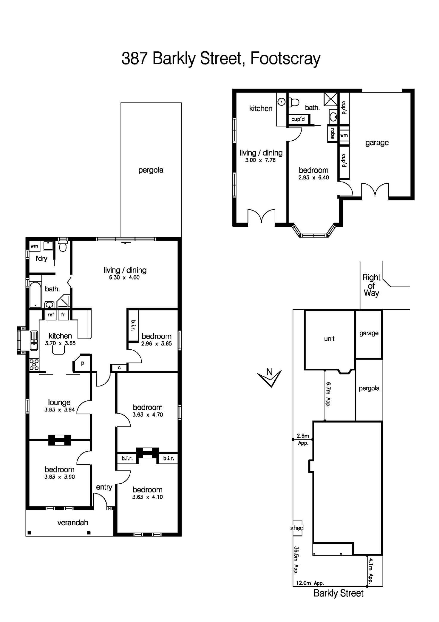 Floorplan of Homely house listing, 387 Barkly Street, Footscray VIC 3011