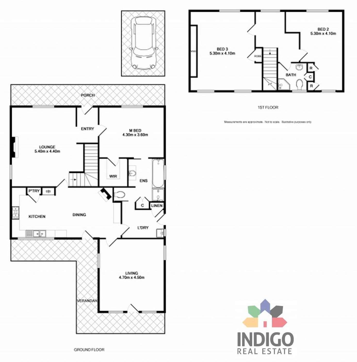 Floorplan of Homely house listing, 4 Mcharg Place, Beechworth VIC 3747