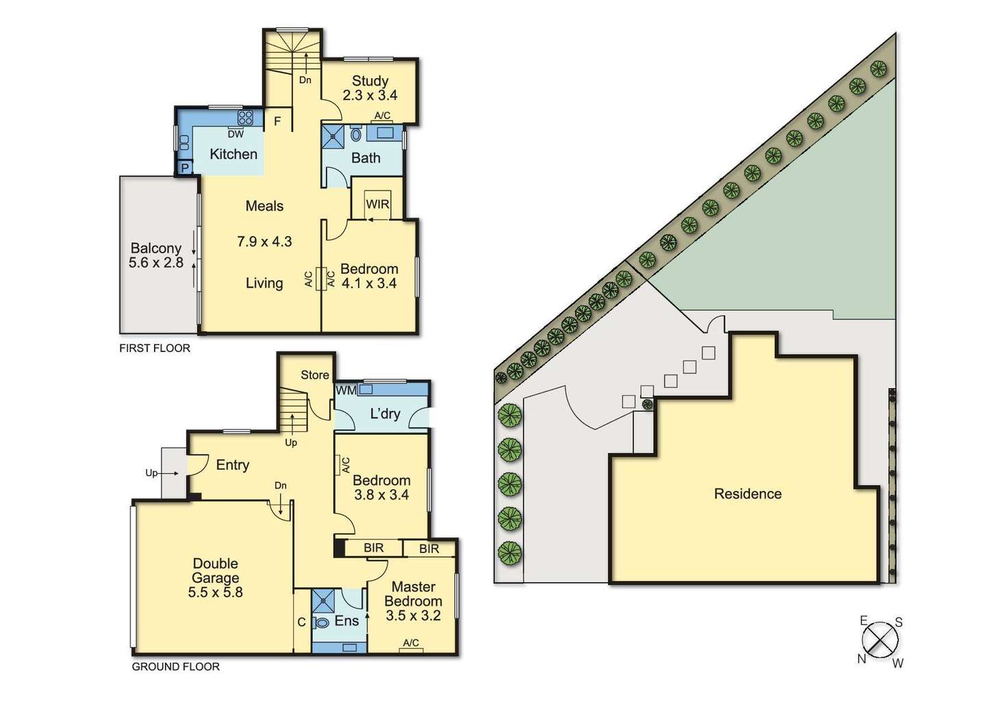 Floorplan of Homely townhouse listing, 10/1A Hamilton Street, Alphington VIC 3078