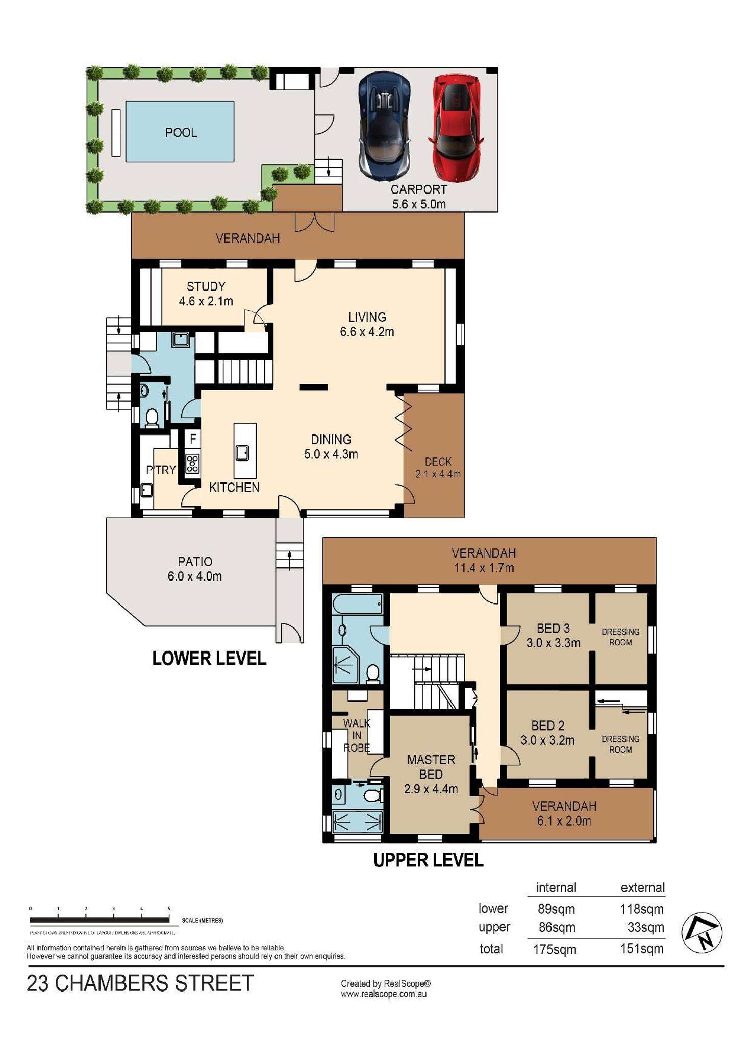 Floorplan of Homely house listing, 23 Chambers Street, New Farm QLD 4005