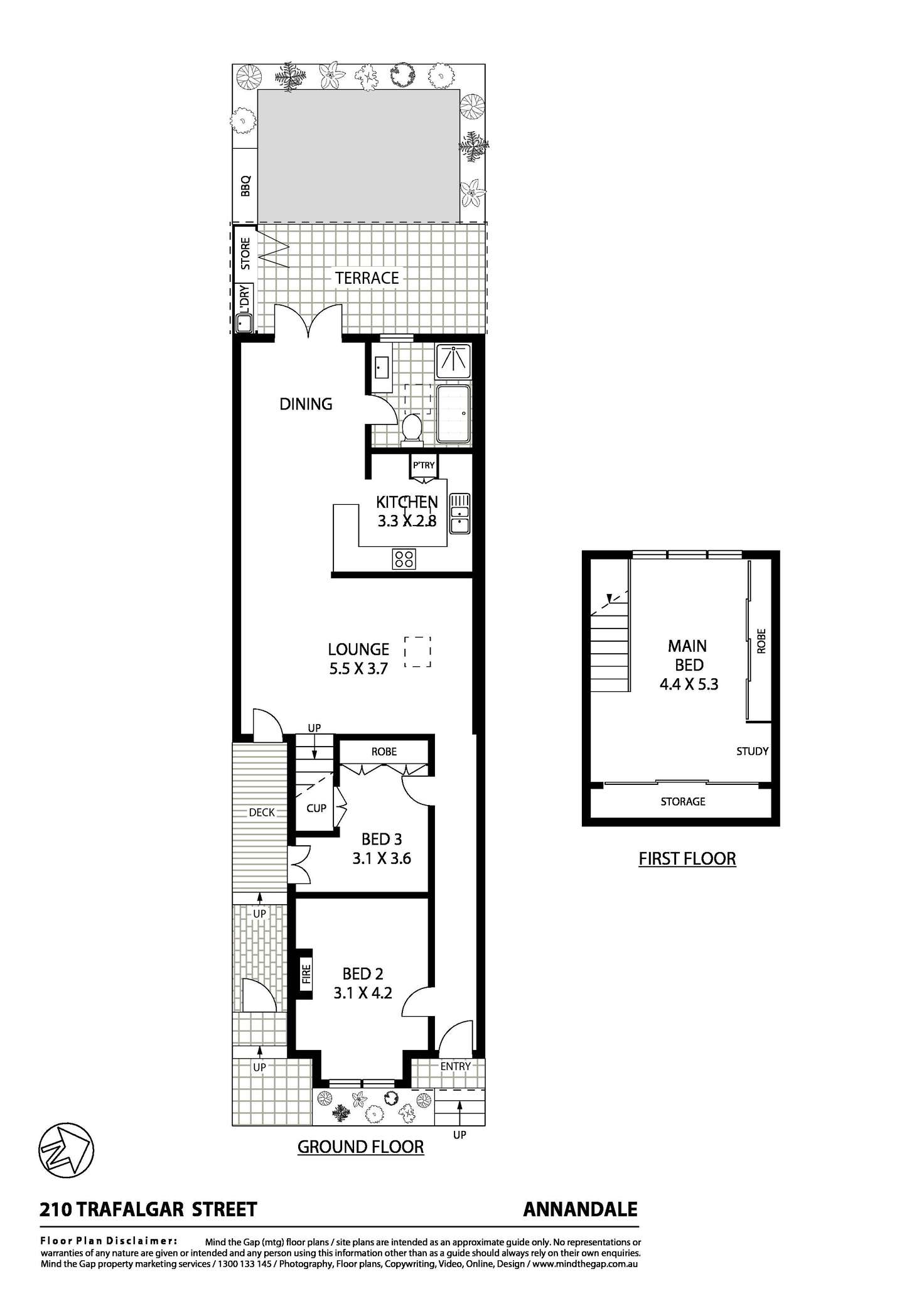 Floorplan of Homely house listing, 210 Trafalgar Street, Annandale NSW 2038
