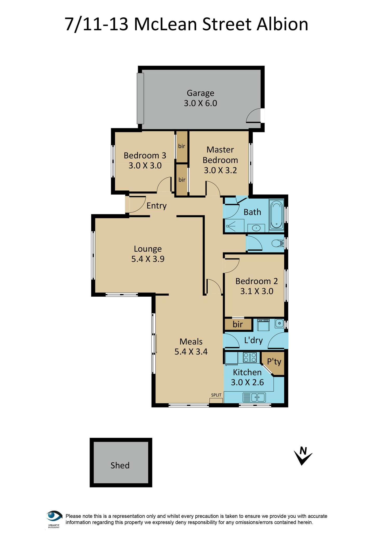 Floorplan of Homely unit listing, 7/11-13 McLean Street, Albion VIC 3020