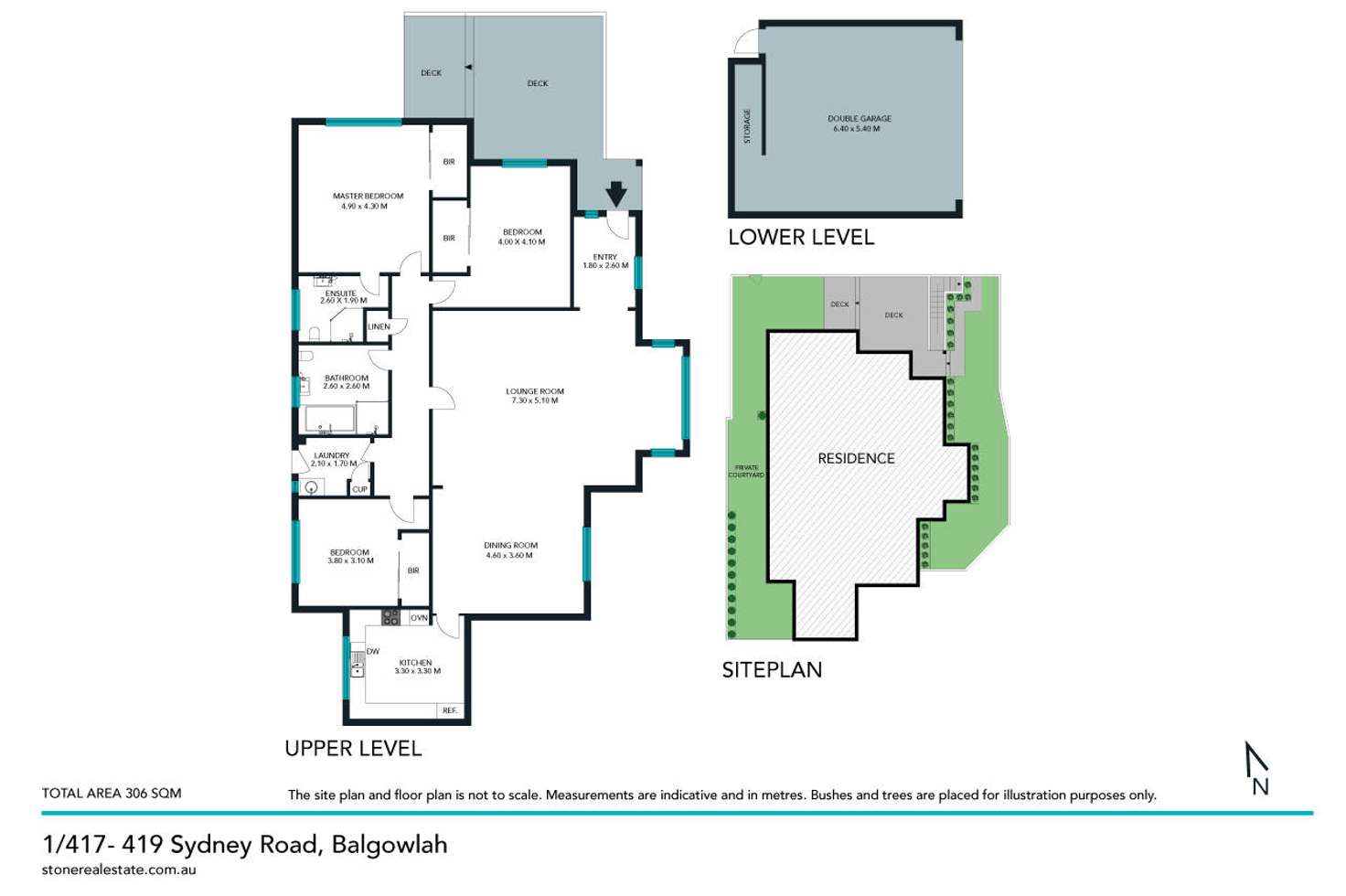 Floorplan of Homely townhouse listing, 1/417-419 Sydney Road, Balgowlah NSW 2093