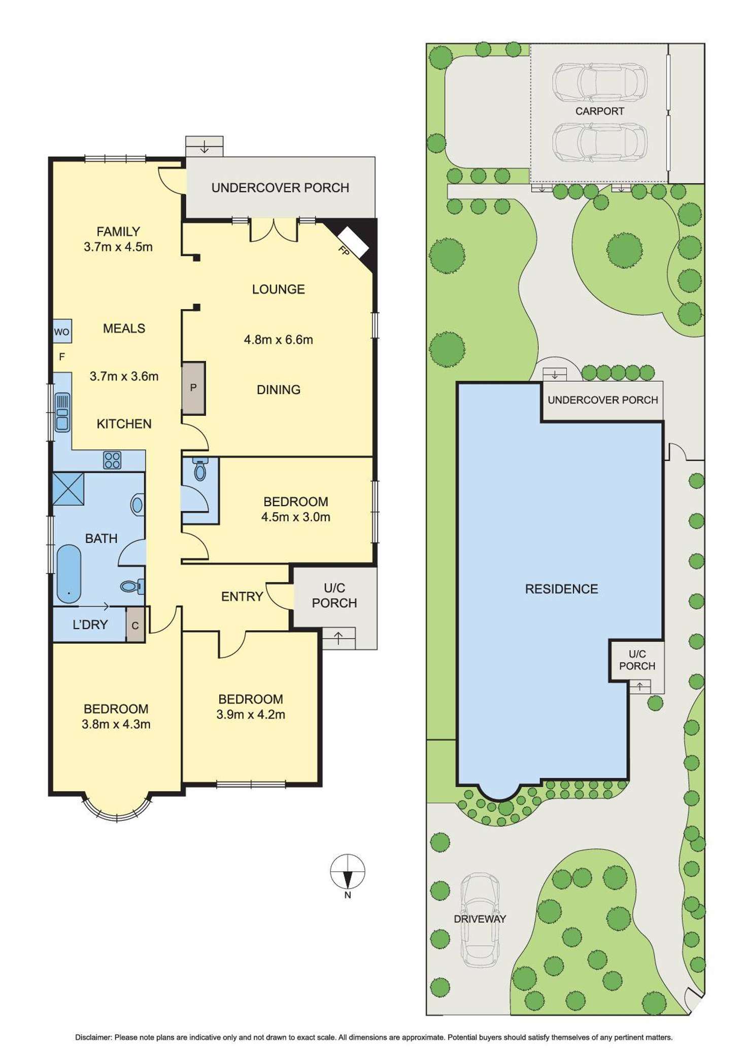 Floorplan of Homely house listing, 57 Southernhay Street, Reservoir VIC 3073