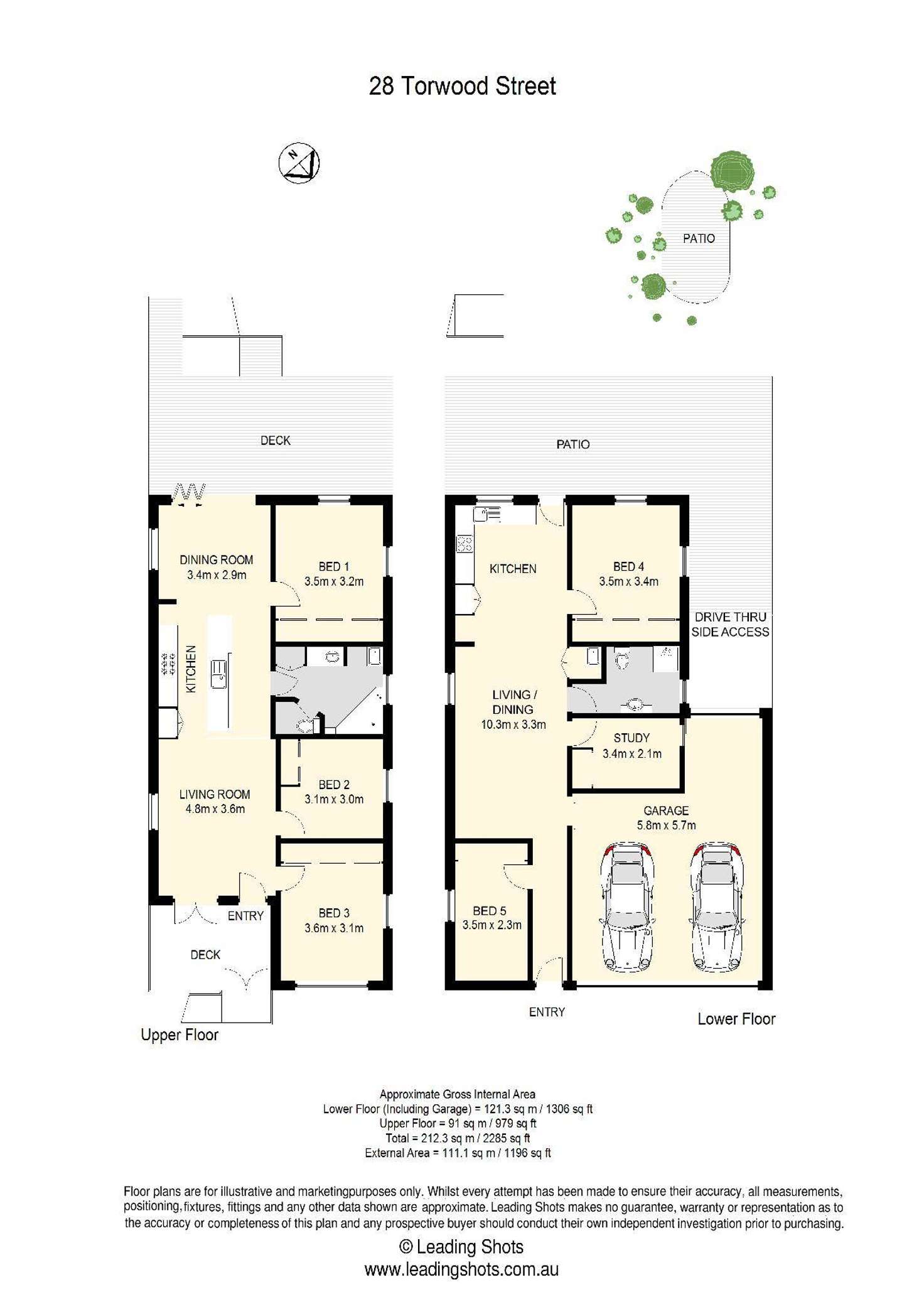 Floorplan of Homely house listing, 28 Torwood Street, Auchenflower QLD 4066