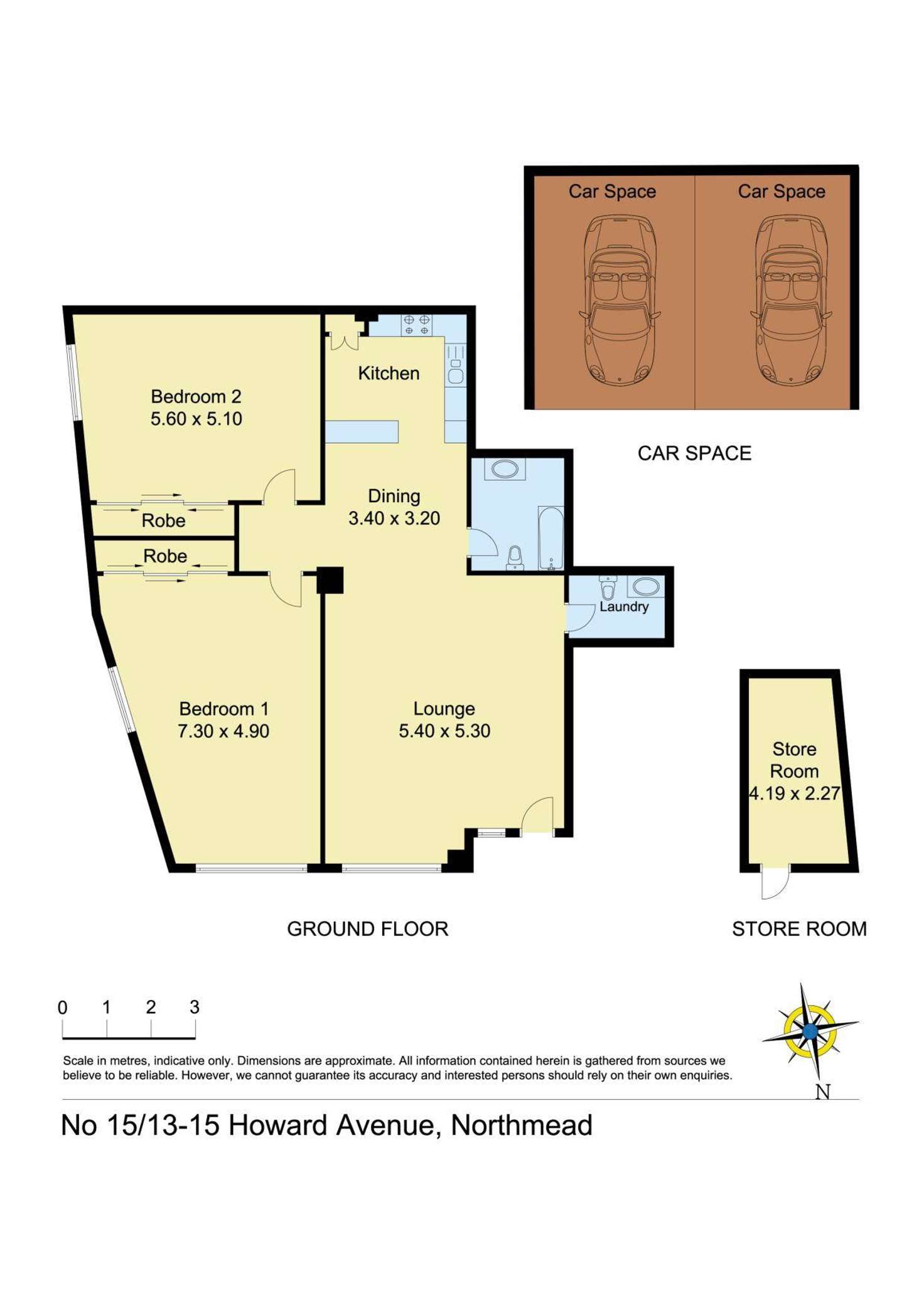 Floorplan of Homely unit listing, 15/13-15 Howard Avenue, Northmead NSW 2152