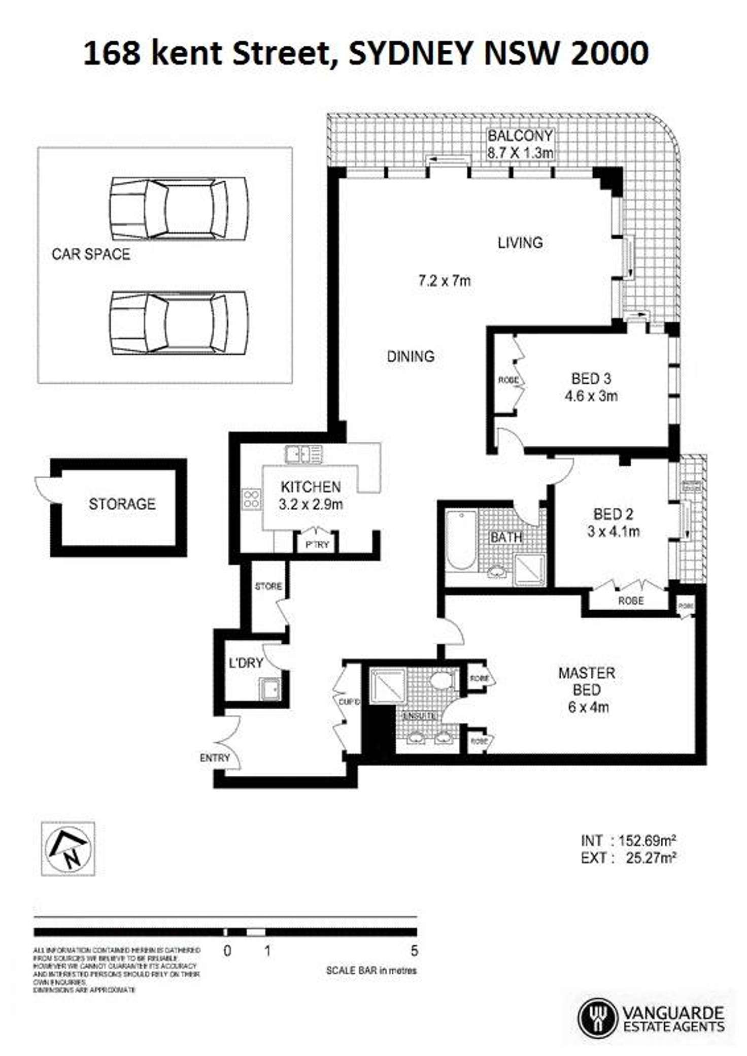 Floorplan of Homely apartment listing, 168 Kent Street, Sydney NSW 2000