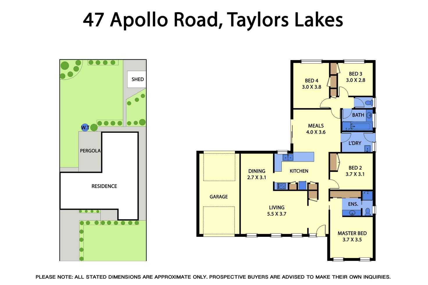 Floorplan of Homely house listing, 47 Apollo Road, Taylors Lakes VIC 3038