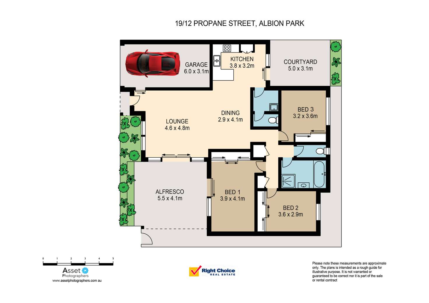 Floorplan of Homely unit listing, 19/12 Propane Street, Albion Park NSW 2527