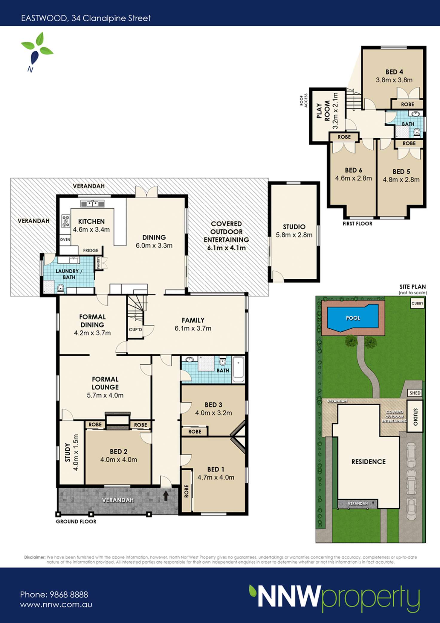Floorplan of Homely house listing, 34 Clanalpine Street, Eastwood NSW 2122