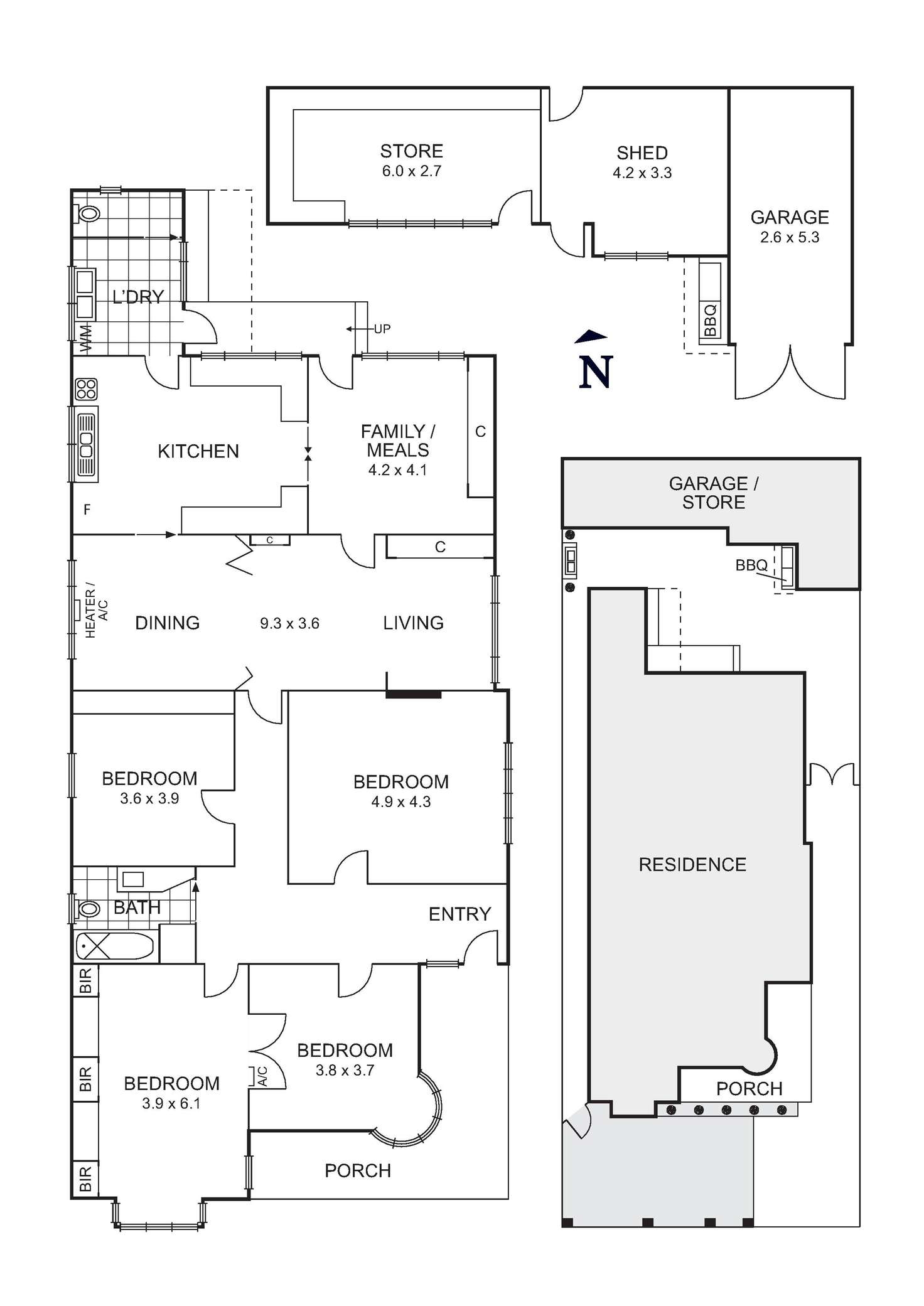 Floorplan of Homely house listing, 262 Bell Street, Coburg VIC 3058