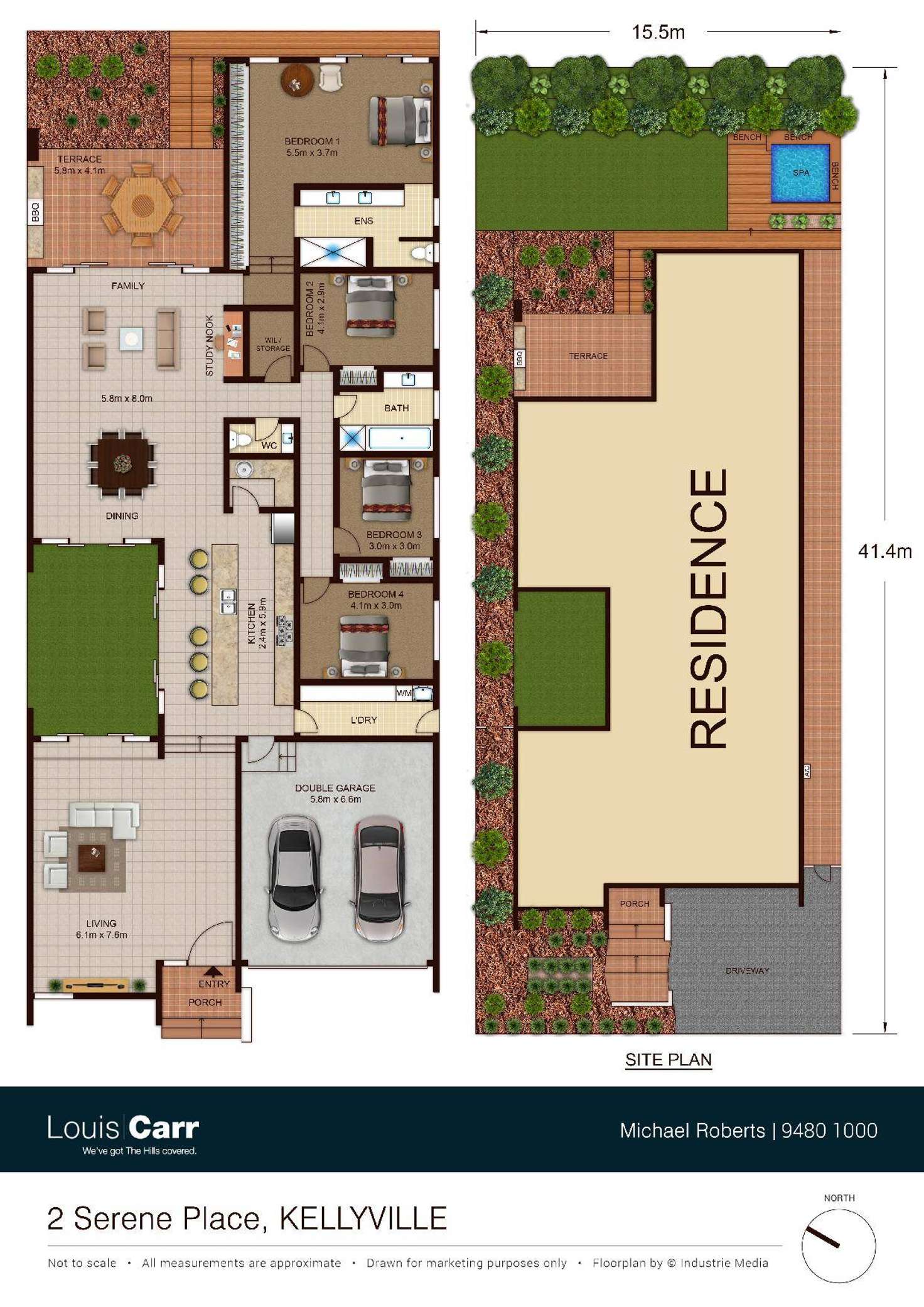 Floorplan of Homely house listing, 2 Serene Place, Kellyville NSW 2155