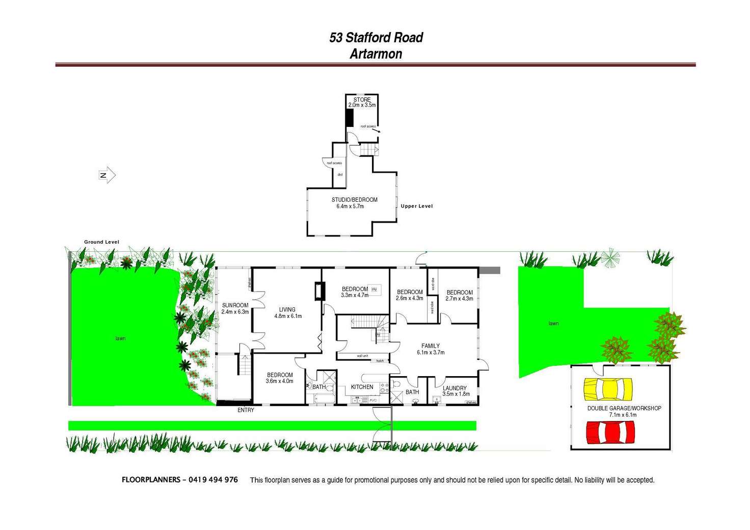 Floorplan of Homely house listing, 53 Stafford Road, Artarmon NSW 2064