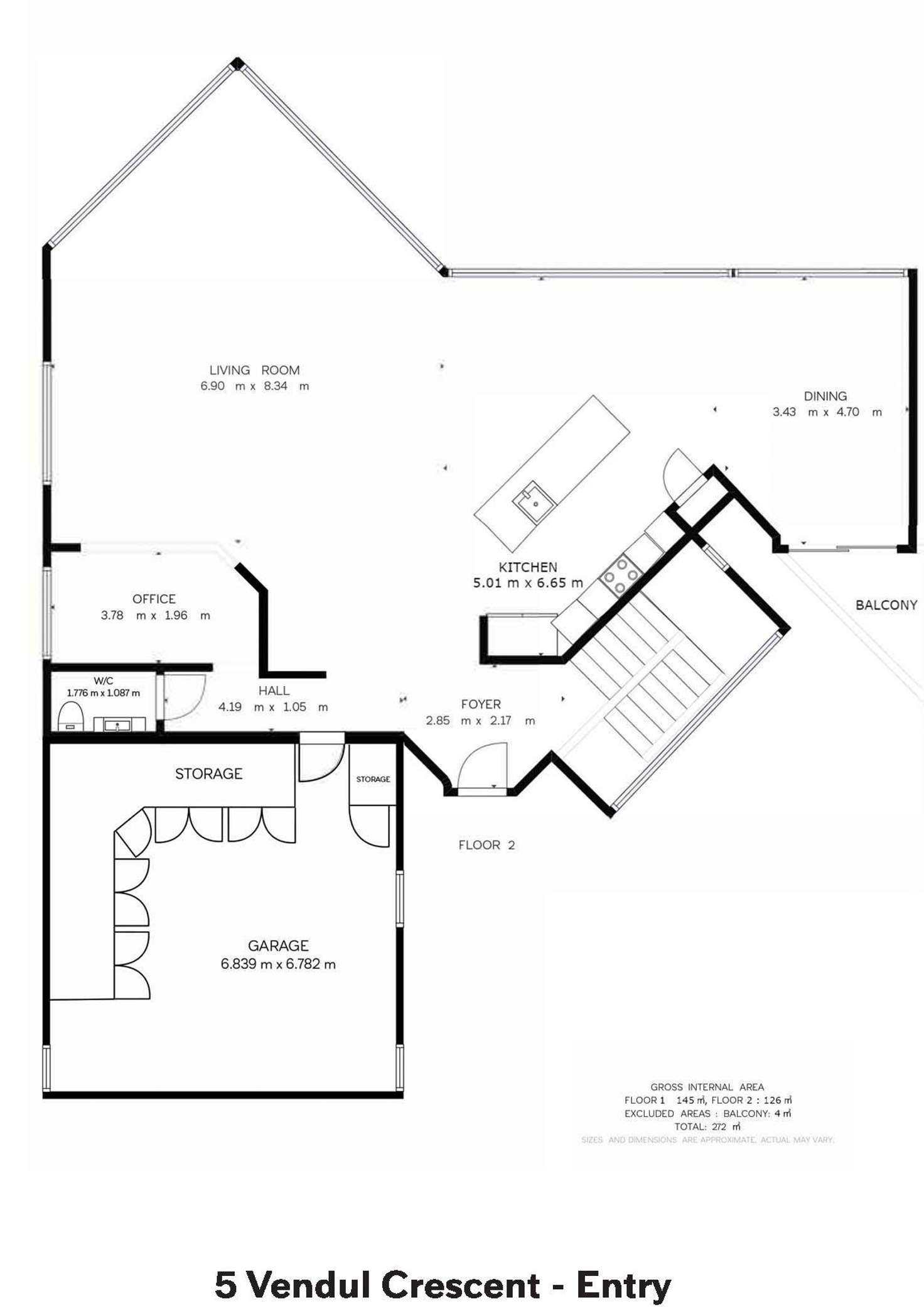 Floorplan of Homely house listing, 5 Vendul Crescent, Port Macquarie NSW 2444