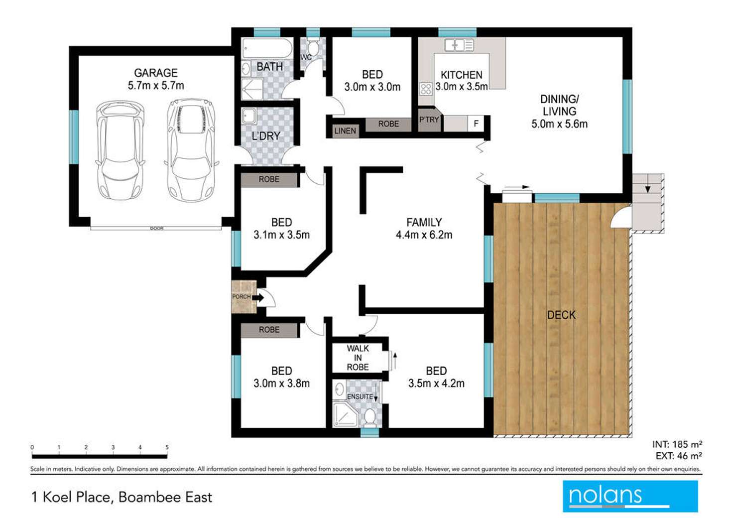 Floorplan of Homely house listing, 1 Koel Place, Boambee East NSW 2452