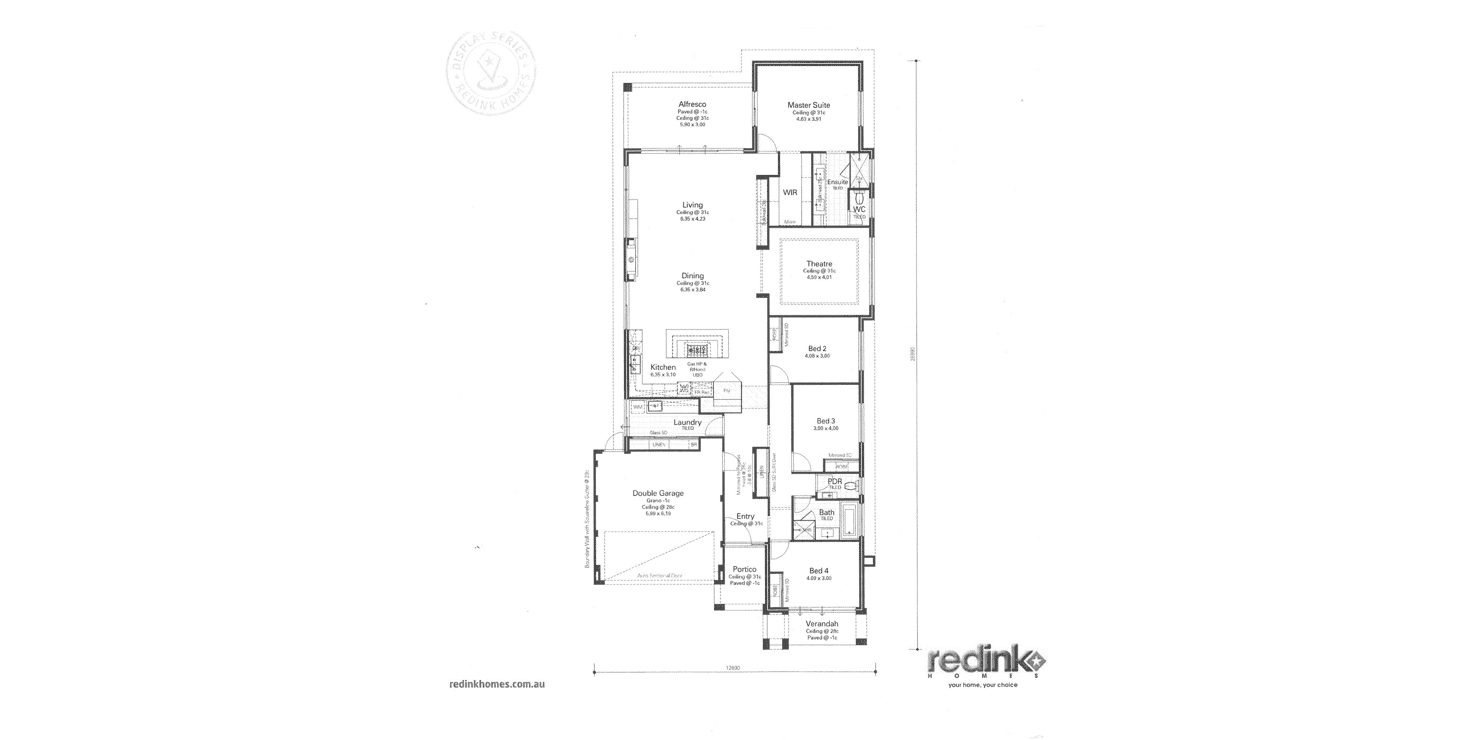 Floorplan of Homely house listing, 10 Bristlebird Circuit, Alkimos WA 6038