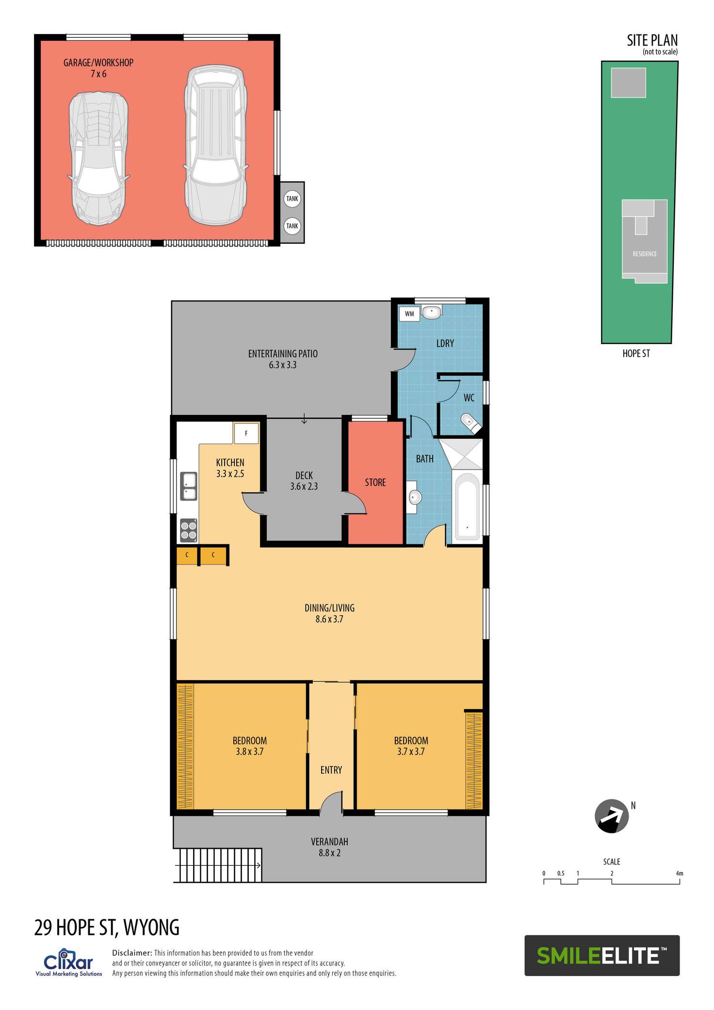 Floorplan of Homely house listing, 29 Hope Street, Wyong NSW 2259