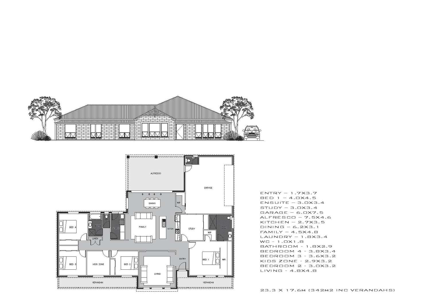 Floorplan of Homely house listing, 7 Brennan Court, Millicent SA 5280