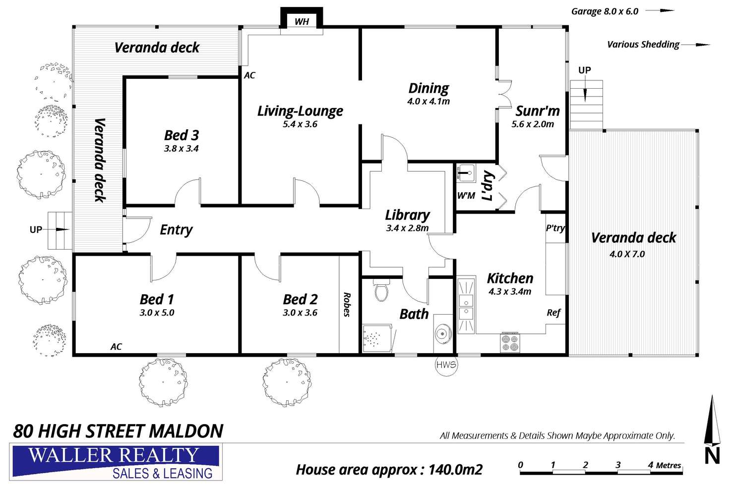 Floorplan of Homely house listing, 80 High Street, Maldon VIC 3463