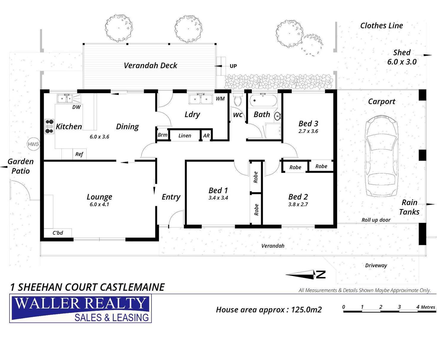 Floorplan of Homely house listing, 1 Sheehan Court, Castlemaine VIC 3450