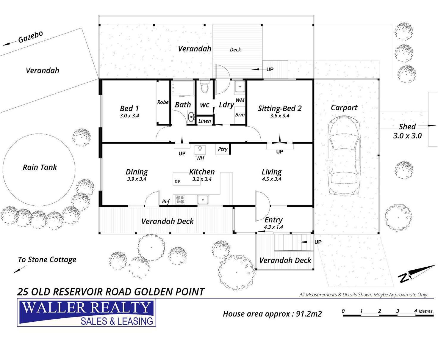 Floorplan of Homely house listing, 25 Old Reservoir Road, Chewton Bushlands VIC 3451