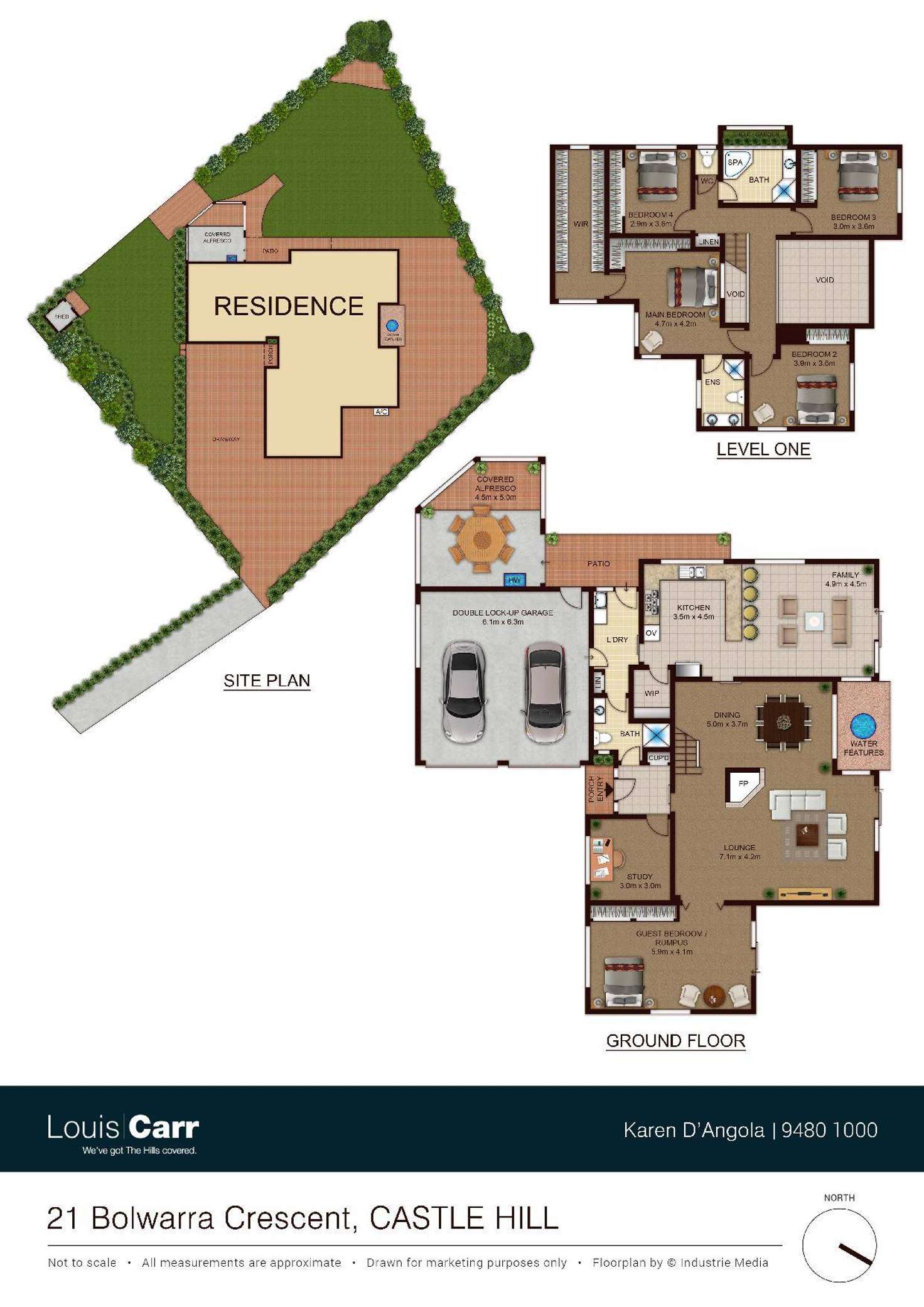 Floorplan of Homely house listing, 21 Bolwarra Crescent, Castle Hill NSW 2154