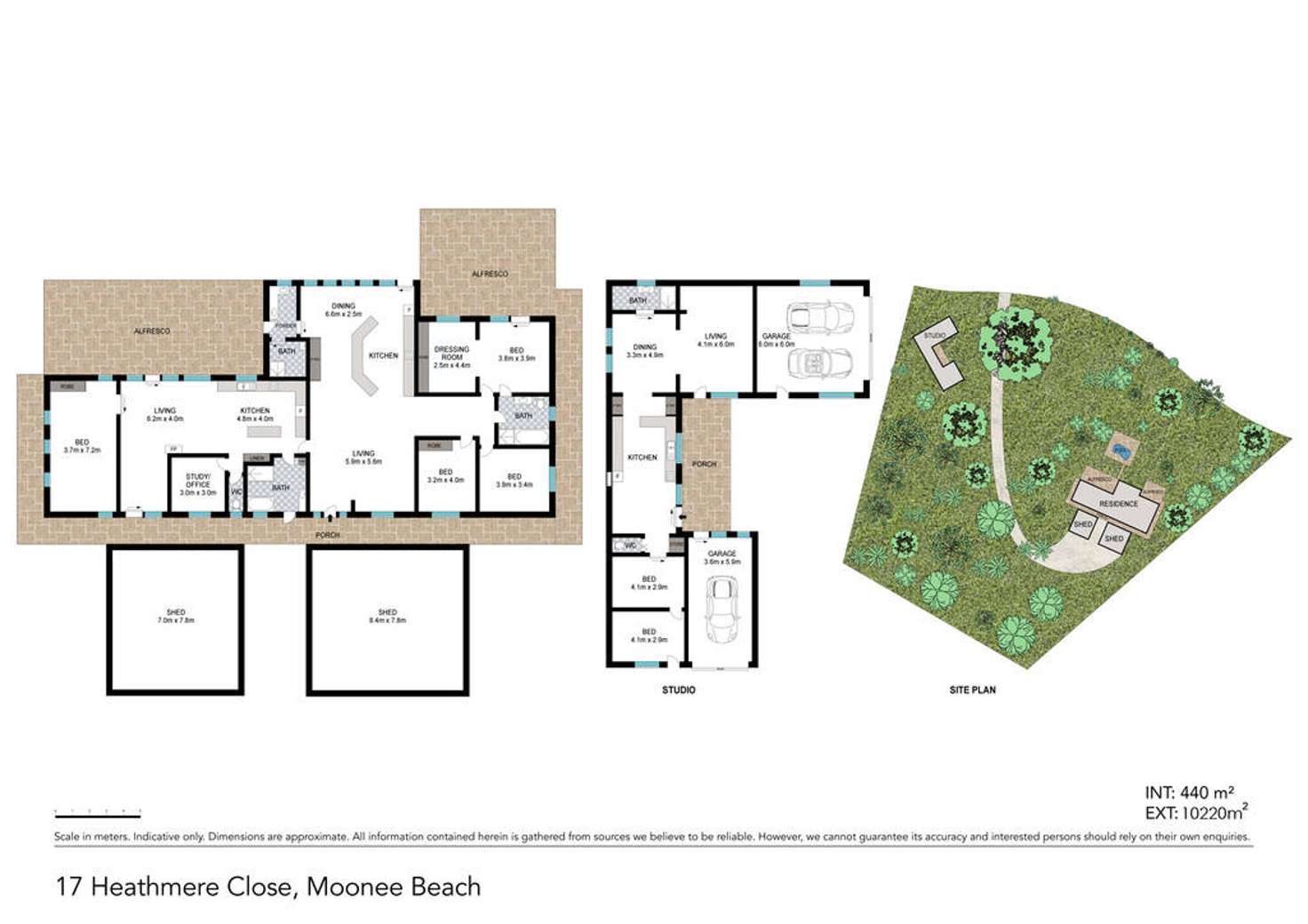 Floorplan of Homely house listing, 17 Heathmere Close, Moonee Beach NSW 2450