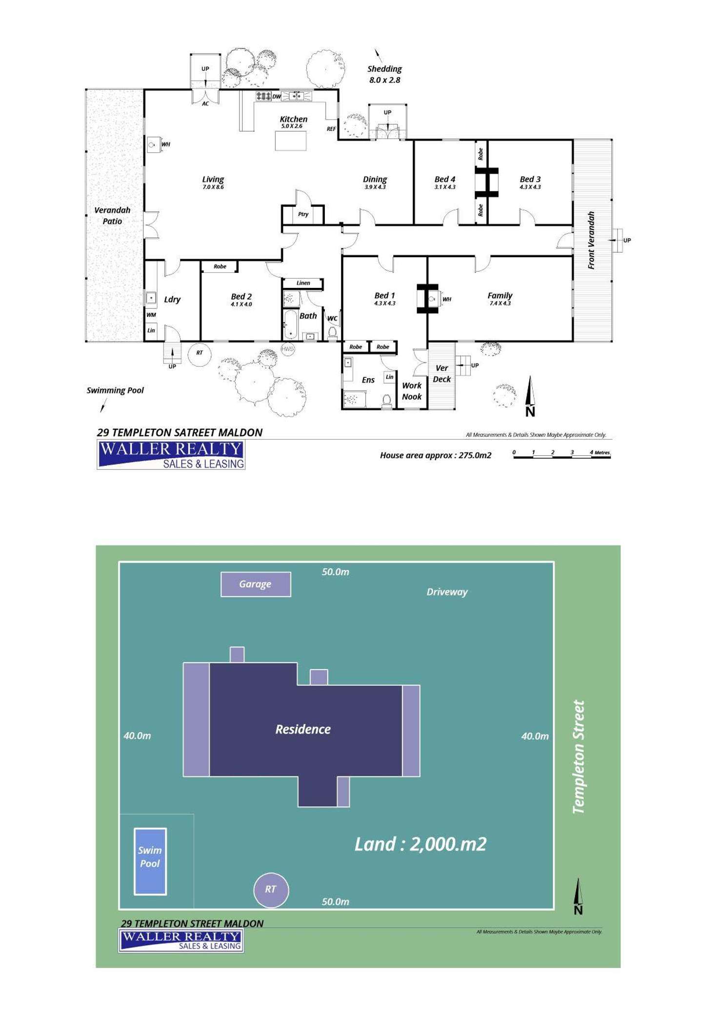 Floorplan of Homely house listing, 29 Templeton Street, Maldon VIC 3463