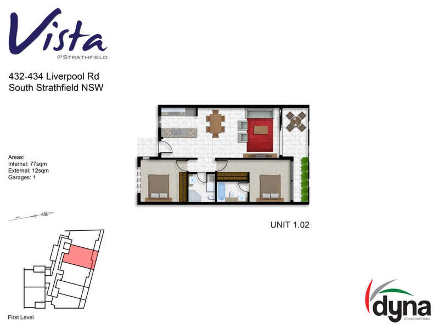 Floorplan of Homely apartment listing, 9/432 Liverpool Road, Enfield NSW 2136