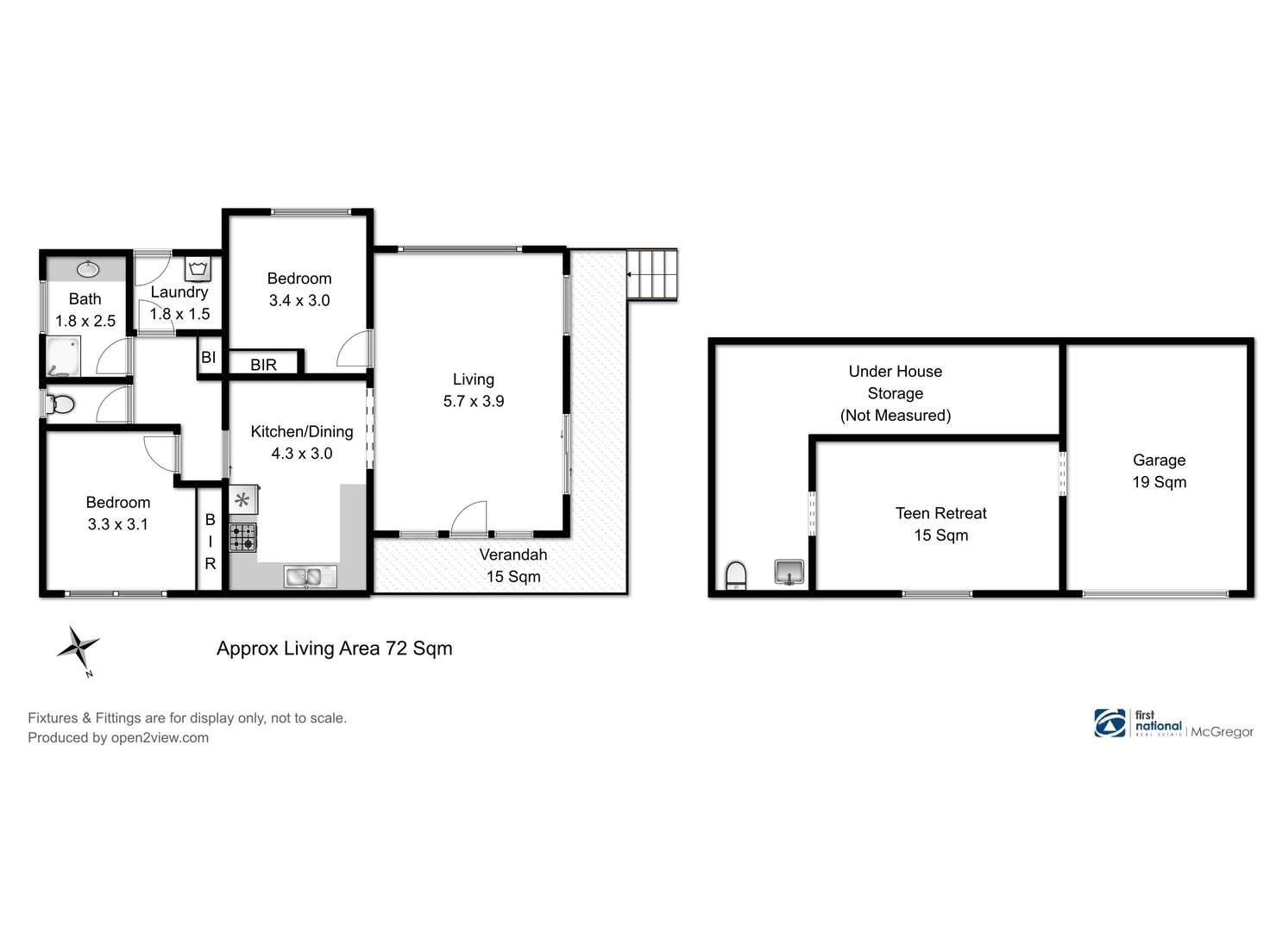 Floorplan of Homely unit listing, 6/12 Tris Court, Berriedale TAS 7011